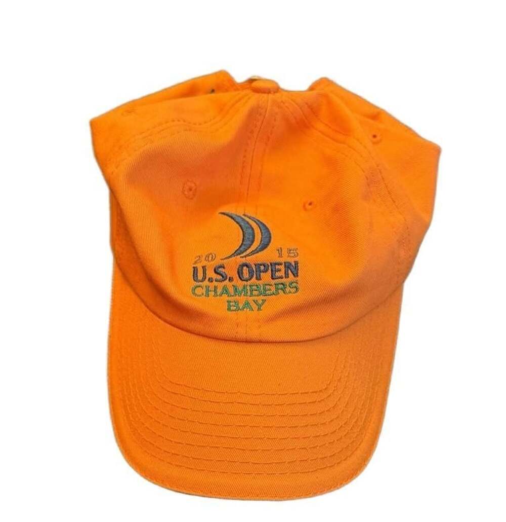 USGA 2015 U.S. Open Chambers Bay Member Orange Golf Hat Cap